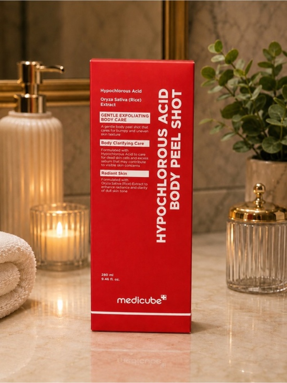 Medicube Hypochlorous Acid Body Peel Shot - Gentle Exfoliating Body Care